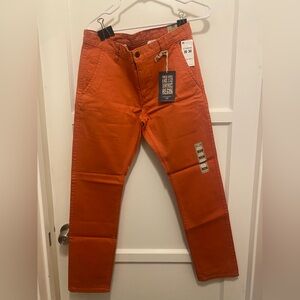 Dockers Alpha Khaki in Orange 30x30 NWT